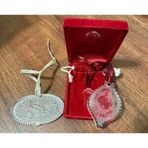 Waterford 1983 1997 Annual Crystal Christmas Ornaments